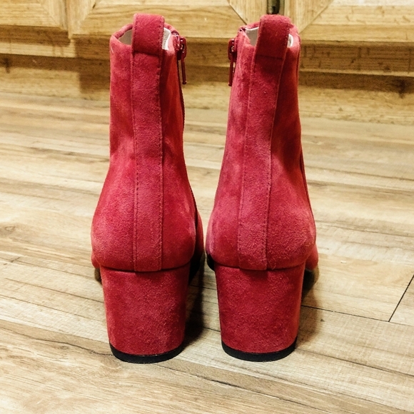 **Giani Bini** Jaydenn Red Suede Booties. Size 6.5 - Picture 8 of 9